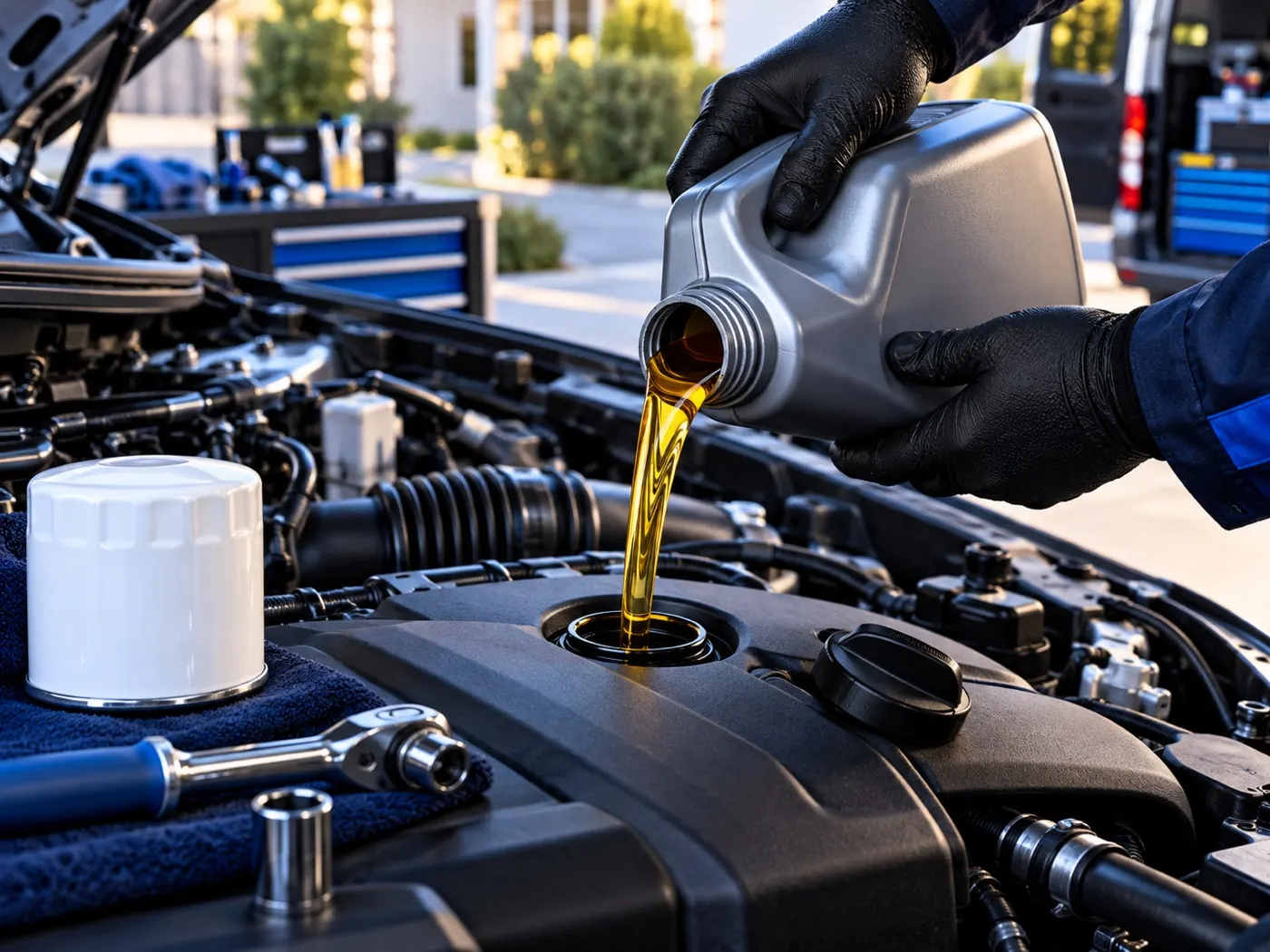 Oil Change mobile mechanic service
