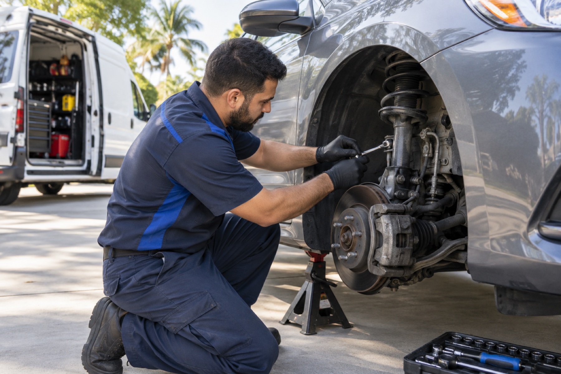 Suspension Service mobile mechanic service